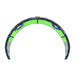 Duotone 2027 Evo SLS kiteboarding kite with vibrant design, shown from the front, highlighting its aerodynamic shape and bold graphics.