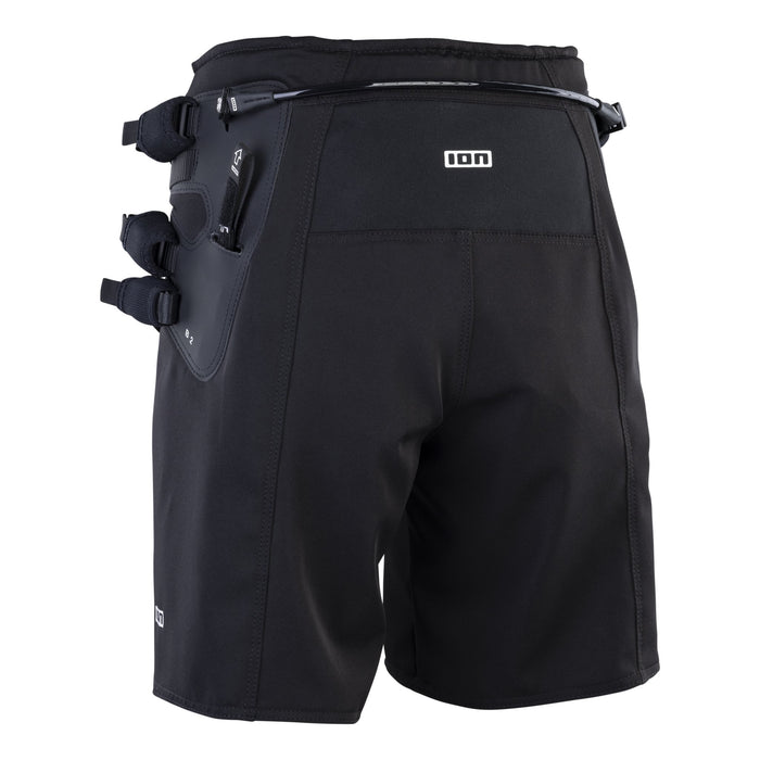 ION B2 boardshort kite seat harness, angled rear view