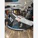 Used Core Pace 13.5m kite in Black/Black – full kite, front three-quarter view